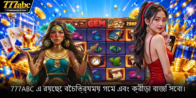 777ABC এ রয়েছে বৈচিত্র্যময় গেম এবং ক্রীড়া বাজি সেবা।