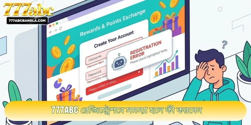 777ABC রেজিস্ট্রেশনে সমস্যা হলে কী করবেন