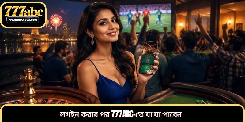 লগইন করার পর 777abc-তে যা যা পাবেন