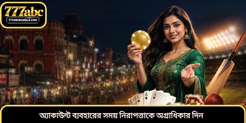 অ্যাকাউন্ট ব্যবহারের সময় নিরাপত্তাকে অগ্রাধিকার দিন