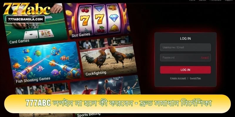 777ABC লগইন না হলে কী করবেন - দ্রুত সমাধান নির্দেশিকা