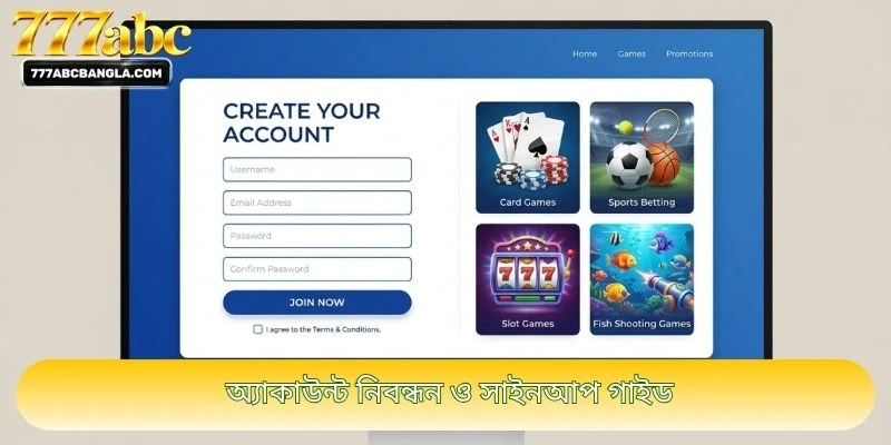 অ্যাকাউন্ট নিবন্ধন ও সাইনআপ গাইড