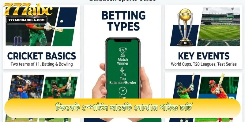 ক্রিকেট স্পোর্টস মার্কেট বোঝার গাইড চার্ট