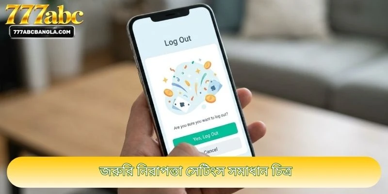 জরুরি নিরাপত্তা সেটিংস সমাধান চিত্র