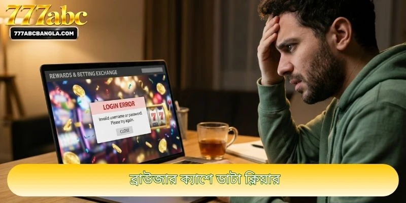 ব্রাউজার ক্যাশে ডাটা ক্লিয়ার